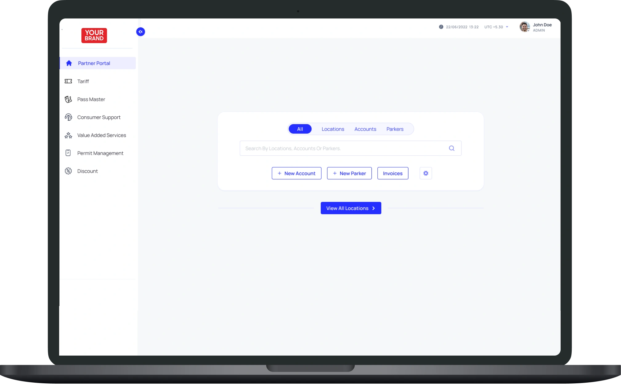 Get My Parking Partner Portal example for permits and validations